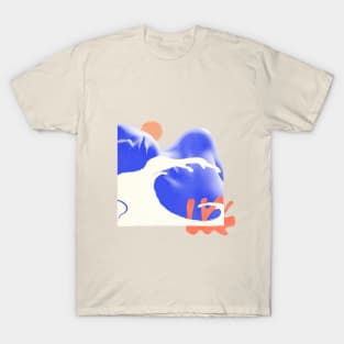 Blue nude T-Shirt